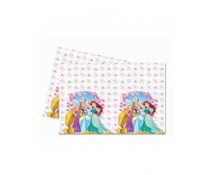 Procos Tovaglia Plastica 120 X 180 Cm Princess Heart Strong, Multicolore, 5PR87880