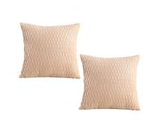 2 pz federa decorativa scorrimento liscio goffrato rughe antipolvere peluche divano cuscino cuscino decorazione casa federa