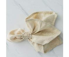 Tovaglioli di stoffa Panno Tovaglioli Ristorante Tovaglia pieghevole riutilizzabile Fiore multicolore Tovaglioli Adatto for riunioni di famiglia (2pics) Comodi tovaglioli riutilizzabili ( Color : E )