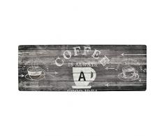 UArtlines Tappeti Cucina Antifatica Stuoia Ammortizzata in PVC Comfort Stuoia per Cucina Tappetino da Cucina Spessi Impermeabili Antiscivolo Resistente alle Macchie Resistente 44 * 120 CM