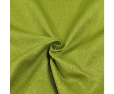Generico Tessuto Idrorepellente al Mezzo Metro - Stoffa ANTIMACCHIA in Poliestere - Oxford Canvas - Morbido e Resistente - Altezza 140 cm - 1 QTA = 50 cm - 21 Colori (Verde)
