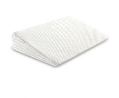 Soffim Cuscino Antireflusso a Cuneo per adulti, per disturbi da Reflussi Gastroesofagei, Sfoderabile e Lavabile. Traspirante e Anallergico, completamente Made in Italy