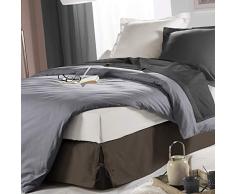 Douceur dIntÃ©rieur Coprirete con nocciole, 140 x 190 cm, in Policotone, Colore: Tortora