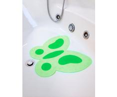 Outlook Design Italia Bali Tappeto Antiscivolo Doccia con Ventose, PVC, Verde, 45 X 45 Cm