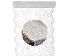 Santex 5290 – 1-18, Runner da tavolo pizzo Premium Bianco