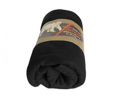 Result - Coperta - Plaid in pile - nero - R039 X - 175 x 140 cm
