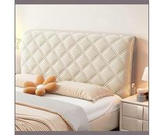 TMAPRUVG Copritestiera Letto Lavabile - Copertura Per Testiera Per Letto Matrimoniale E Singolo Elastica Universale - Fodera Estensibile E Antipolvere A-130cm(51.1inch)