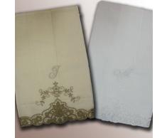 Euroricami Viterbo Coppia Asciugamano Lino Ricamo burano