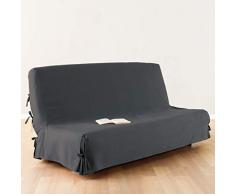 Fodera, Rivestimento per divano letto, Copridivano letto - 100% cotone - Color GRIGIO SCURO