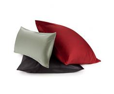 Blumtal Federe Cuscini Divano 40x40in Raso, Copricuscini, Federe Cuscino Divano, Copricuscini Divano Cotone Satinato, Federa 40x40cm - 1 Pezzo, Sabbia