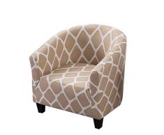 Topchances - Fodera per poltrona Chesterfield elasticizzata, estensibile, lavabile, Slipcover protettiva per poltrona Tullsta Tub Chair per camera da letto, soggiorno, decorazione jacquard (stile B)