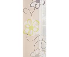 Home Fashion 87323-768 - Tenda a Pannello in Stoffa Batista, 245 x 60 cm, Colore Verde