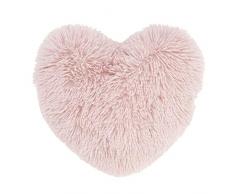 Catherine Lansfield - Morbido cuscino a forma di cuore 3D, colore cipria