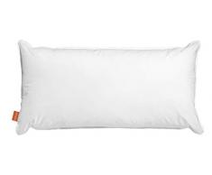 sleepling 190112 cuscino ad acqua ortopedico 50 x 70 cm, 100% cotone, Made in EU, lavabile fino a 40 gradi, bianco