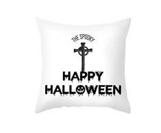 Federa per cuscino, decorazione per la casa, divano, zucche, fantasmi, stampa della federa, antipolvere, 45 x 45 cm, 1#