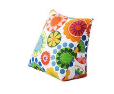 beeyuk Cuscino a Cuneo, Cuscino a Triangolo Sedia Supporto, Confortevole Cuscino Schienale Imbottito Supporti robusti per Schiena Letto e Divano Ufficio TV e da Lettura