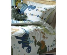 Catherine Lansfield Kids - Set Copripiumino per letto dei bambini, motivo: dinosauri