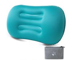 Jiancrate Cuscino Gonfiabile Mare, Cuscino Campeggio Ultraleggero, Cuscini Gonfiabili Spiaggia, Comprimibile, Compatto, Portatili, Ergonomico, Ideale per Campeggio, Spiaggia, Escursioni, Pesca, Picnic