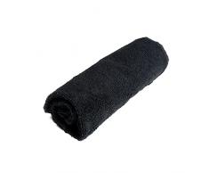 Asciugamano in cotone nero, 90 x 50 cm, per mani, lavandino, parrucchiere, palestra (1)