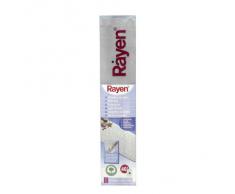 Rayen 2326.11 Tappetino per Bagno con Ventose di Caucciù, 37 x 90 cm, Bianco
