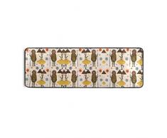 linomo - Tappeto Area Rug, stile africano, 61 x 183 cm