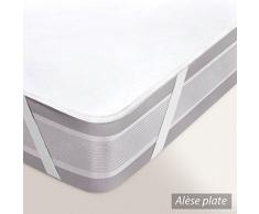 Coprimaterasso 70 x 150 cm achua Mollettone 100% cotone 400 g/m2 Materasso 15 cm Maxi