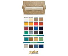FASCIA COPRICUSCINO 3 POSTI GENIUS IN TESSUTO BIELASTICO MISURE CUSCINI DA 160 A 220 CM COLORE FOTO A SCELTA