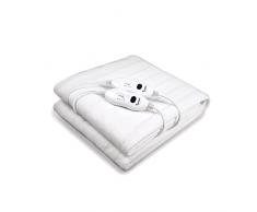 WeGeek Jordan - Termocoperta Matrimoniale, Rivestimento in tessuto, sistema di protezione, 3 temperature regolabili JPTE-2XC, (160x140)