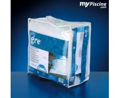 Gre MPROV500 - Tappeto di Protezione per Piscina Fuori Terra Ovale da 500 x 300 cm, Bianco