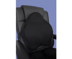 Supply24 - Cuscino supporto lombare in schiuma gel, nero da sedia poltrona ufficio Auto