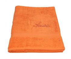 Betz Asciugamano da Sauna Telo da Sauna France 100% Cotone Misure 80 x 200 cm Diversi Colori Colore Arancione