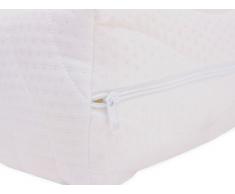 Best For You Coprimaterasso Easy Active Cool, per materassi di altezza 10 cm, con zip su 3 lati, per materassi di dimensioni da 60x120x10 fino a 200x200x10 cm, Poliestere, bianco, 90x200