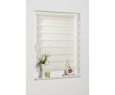 K-home, Tenda a Doppio Rullo, Fissaggio a Clip Senza Viti, Beige, 90 x 200 cm