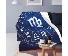 Antica Vergine Bussola Coperta, Anti Pilling Morbida Flanella, Per Bambino Ragazzi Ragazze e Bambini, Leggero Accogliente Peluche Comodo Coperta Microfibra Per Divano Divano Letto Sedia 80 X60