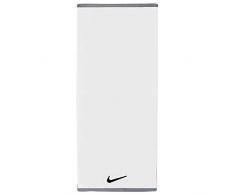 Nike Fundamental, Asciugamano Unisex, White/Black, Taglia Unica