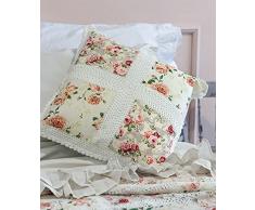 Cuscino Arredo Quadrato Vintage Shabby Chic Belle Epoque Collection 50x50 100% Cotone