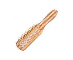 1PC Legno Naturale Spazzola Per Capelli Pettine Districante Massaggio Del Cuoio Capelluto Pettine Antistatico Legno Setola Cuscino Spazzola Per Thick Curl Capelli (A)