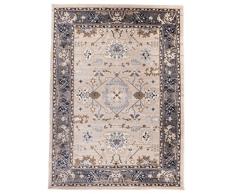 TAPISO Tappeto Salotto Classico - Colore Beige Chiaro Foglia Disegno Persiano di Inspirazione Orientale - Morbido - Facile da Pulire - Prezzo Economico 200 x 300 cm