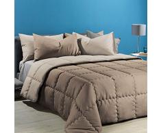 Caleffi - Trapunta Modern - Nocciola Matrimoniale - 100% Poliestere