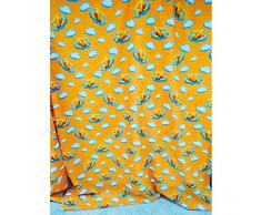 Tessuto Tenda Trama Misto Lino Winnie The Pooh Alta 280 Cm
