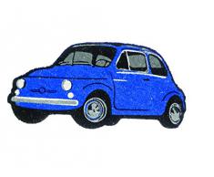 Fiat 500 FIDM01 Zerbino, Legno_Composito, Blu, 80x40x2 cm