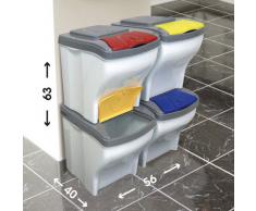 Secchio Pattumiera Differenziata Poker Bama