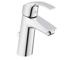 Grohe 23322001 Miscelatore Monocomando Lavabo, Bocca Media, Tecnologia EcoJoy, Cromo