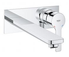 Grohe 23444001 Miscelatore Monocomando Lavabo a 2 Fori, 0 W, Cromo, M