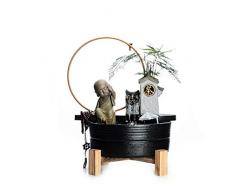 GL-Indoor fountain Fontana d'Acqua al Coperto, Fontana Zen da Tavolo Fontana da Monaco Piccola Zen