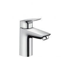 hansgrohe Logis Miscelatore monocomando lavabo 100 con push-open, cromo, 71107000