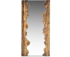 Norbe | Specchio da Parete Rettangolare LAGAN 140x70 | Specchio da Parete Moderno | Specchio Decorativo con Cornice | Specchiera con Cornice in Legno | Specchio Rettangolare Grande Moderno