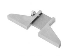 Heitune Profondimetro Base, Acciaio Calibro di profondità Base Compasso Misuratore di profondità Accessorio for Dial Digital Vernier Caliper