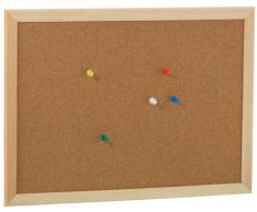 Idena 568021 - Bacheca da parete in sughero, puntine incluse, circa 30 x 40 cm