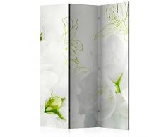 PARAWENTO B&D XXL murando Paravento Astratto 135x172 cm cm Stampa unilaterale su Tela in TNT Parete Divisoria Interno Separatore Stanza Pieghevole Decorazioni b-A-0022-z-b